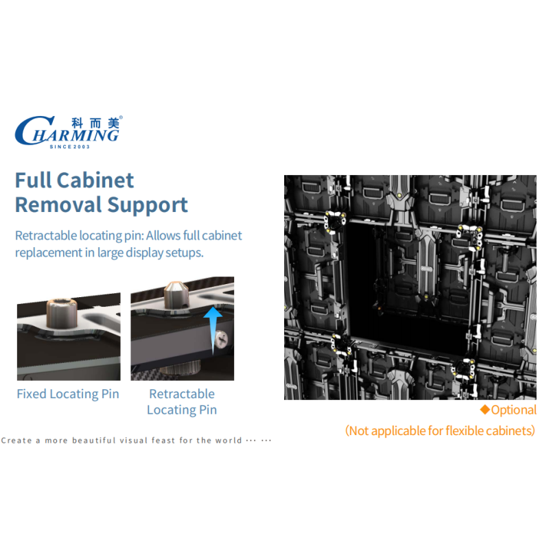 Professional Rental LED Display with Full Range Interlocking and Semi Automatic Corner Guard Designed to Meet Demands of Live Events