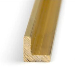 China Golden Color Durable 10mm Brass L Profile 6m Length EN CW600N wholesale