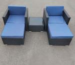 Modern Free combination Rattan Sofa Settee Table Chairs Sets UV And Waterproof