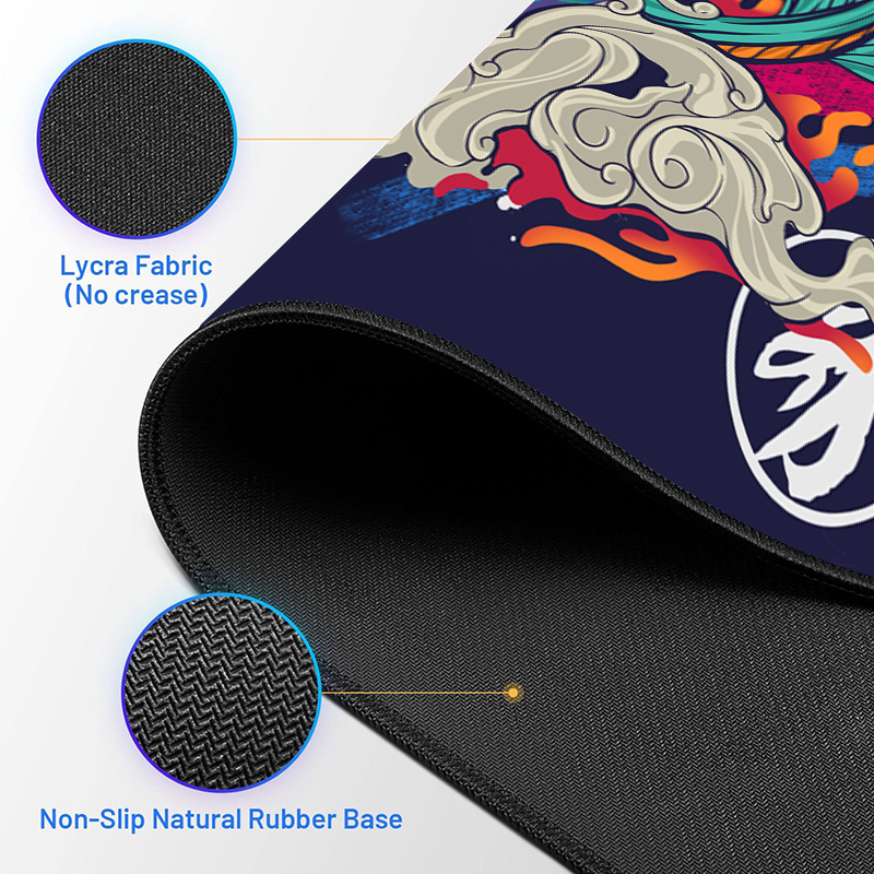 Large Size XXL XXXL Waterproof Computer Keyboard Rubber Gaming Mouse Pad with Custom Logo