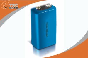 China 9V Primary Lithium Li-Mn Battery 600mAh for Security Devices 26.5 X 48.5mm wholesale