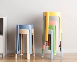 Modern Acrylic Counter Bar Stool In Clear - Fully Assembled High Transparent Counter Height Stool