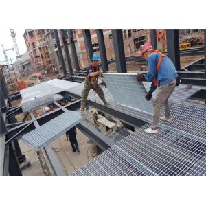 China Platform Serrated Galvanized Steel Bar Grating 600mm Width wholesale