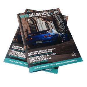 China Glossy Varnishing custom Magazine Printing Services 4c 4c inner material wholesale