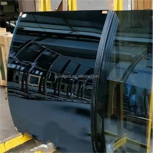 China QJY20240308-01 Clear Tinted Float Curved Toughened Glass Fine  Edge wholesale