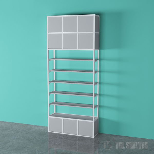 Supermarket Wooden Shop Shelving ISO Certification MDF Boards Material OEM ODM