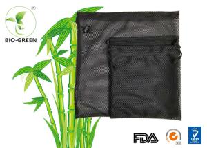 China Printed Black Laundry Net Bag , Machine Washable Waterproof Diaper Bag on sale