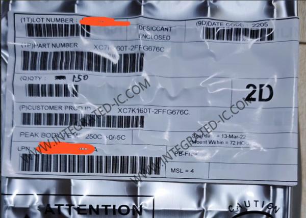 Field Programmable Gate Array XC7K160T-2FFG676C 676BBGA Integrated IC Surface