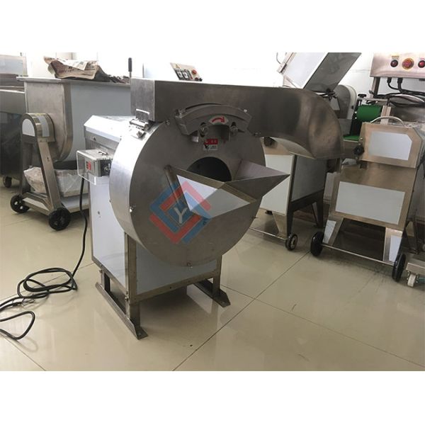 220V 380V Voltage Potato Chips Cutting Machine / Stainless Steel Potato Cutter