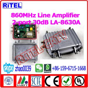 China 2-PORT OUTPUT 30dB gain CATV/MATV Line Amplifier LA-8630A wholesale