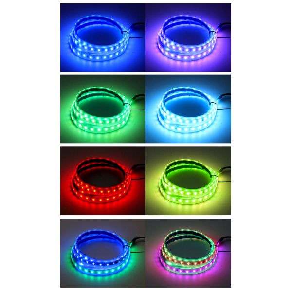 Cars Waterproof LED Bonnet Daytime Running Light Strip APP And Remote Control