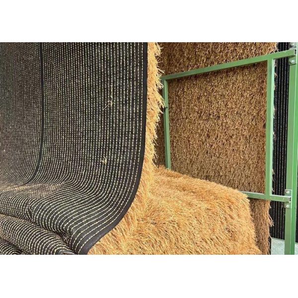 120mm Durable Polyethylene Synthetic Thatch Roof Lightweight Artificial Thatch Roof With Withered Color