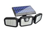 LED Solar Light Outdoor 3 Head Motion Sensor Wide Angle Illumination Waterproof