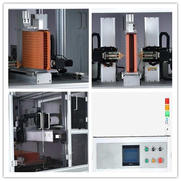 Single Side 5000A/8000A Automatic Rotary Head Spot Welding Machine With Host Computer Program