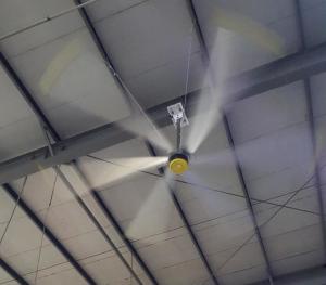 China Big Industrial Ceiling Cooling Pole Mounted HVLS Fan wholesale