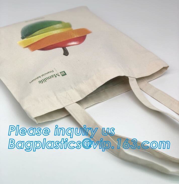 Custom silk screen printed Cotton material handle style blank natural cotton canvas bag without logo bagplastics bagease