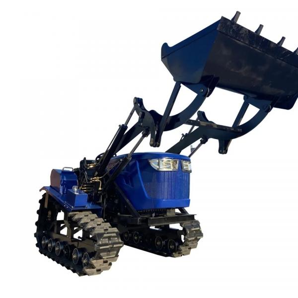 Quality Agricultural Crawler Farm Tractor Rubber Track Mini Power Tiller for sale