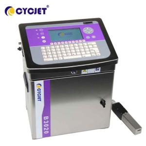 China Lot Number Qrcode Cij Inkjet Printer CYCJET B3020 Date Batch Coding And Marking Printers wholesale