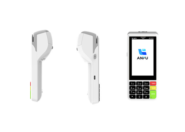 ANFU Android System Machine Scanner Touch Screen Mobile Handheld Pos Terminal With Printer