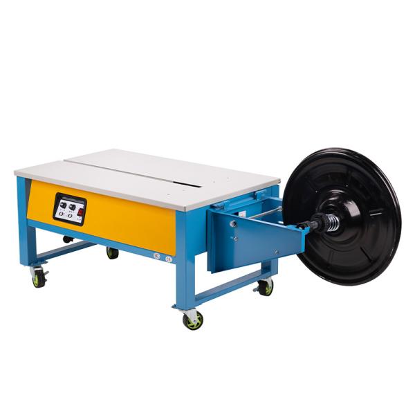 Quality MH-DML-92 High Efficiency Double Motor Semi-Automatic Baler Carton Packing PP Tape Strapping Machine for sale