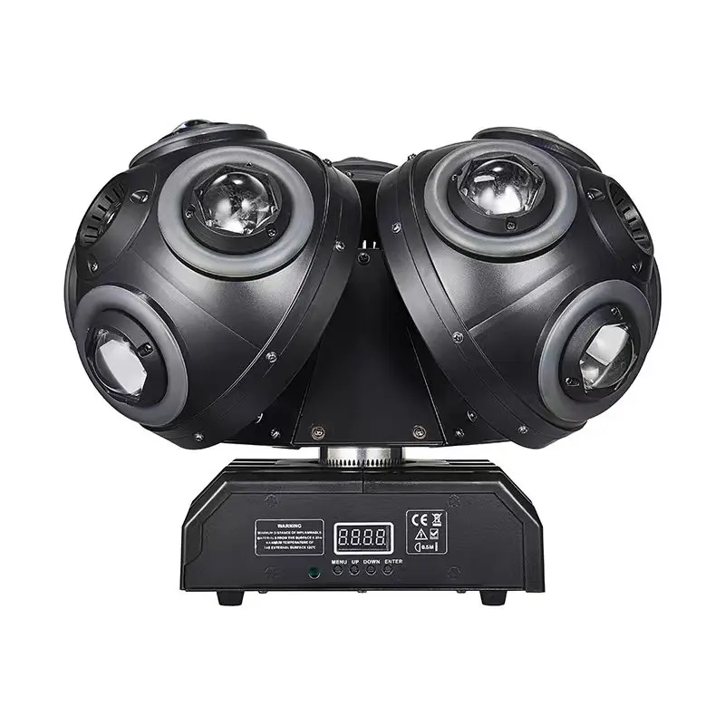 Outdoor LED Moving Head Lights with Disc Ball Party Birthday Function DMX Disco Lights