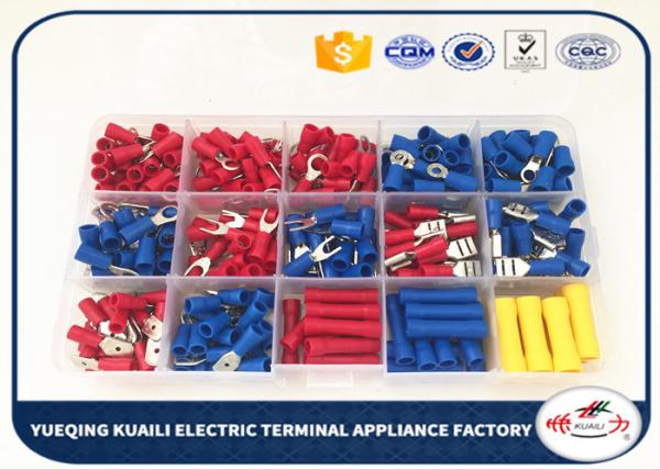 Quality Electrical Wire Insulated Crimp Terminal Assortment Kit Spade Assorted Set KLI-9917432 for sale