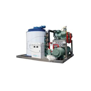 1 Tons Freshwater Flake Ice Machine Commercial 380V 220V