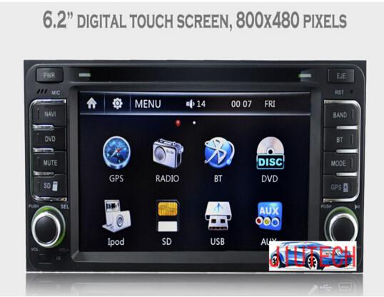 Quality Car Stereo GPS Headunit Multimedia DVD Player for Toyota Hilux Land Cruis Prado Camry for sale