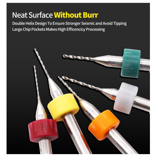 Carbide Tungsten PCB Circuit Board Drill Bits 0.10mm 0.2mm 0.30mm