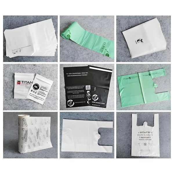 Biodegradable Ziplock Bags Eco-Conscious Packaging Solution Custom Logo Compostable Plastic Pouches