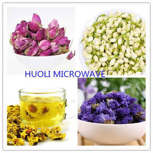 36KW Flower Dryer Machine Flower Microwave Dehydrator Tunnel Type