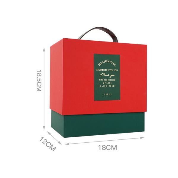 Dustproof Varnishing Holiday Gift Box Packaging Stackable For Christmas Chocolate