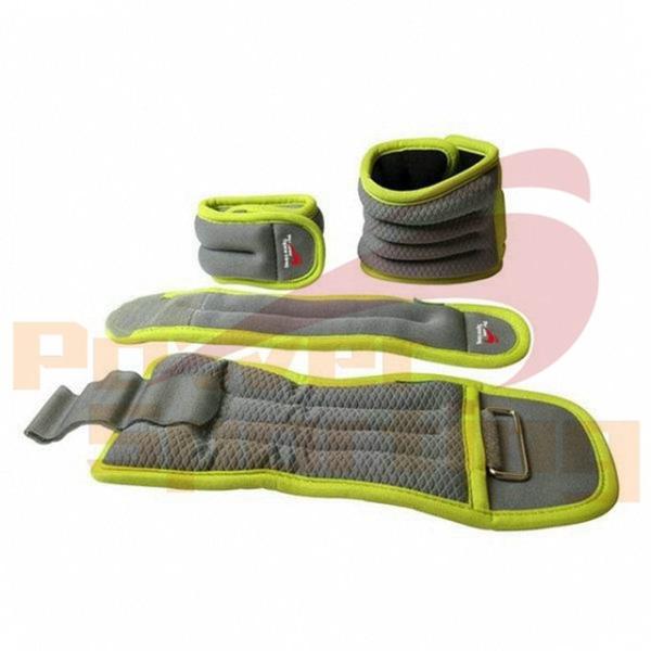 Quality Bodybuilding Fitness Neoprene Wrist and Ankle Weights SET (2LB/pr wrist + 3LB/pr ankle) for sale