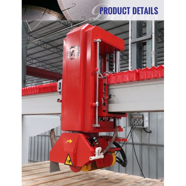 Bridge Saw Machine for Stone Slab Cutting of Granite Marble Quartz Dekton Porcelain