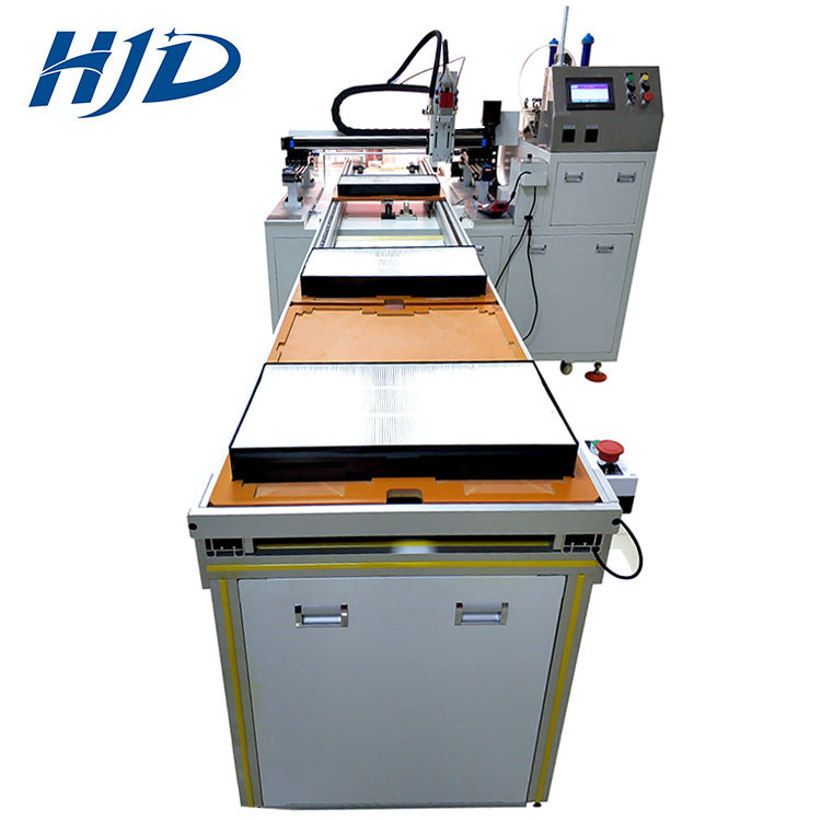 Large Industry Glue Dispensing Line PLC Control CNC Glue Dispenser