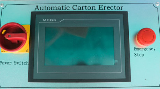 Vertical Automatic Box Erecting Machine Stainless Steel Carton Box Erector Machine