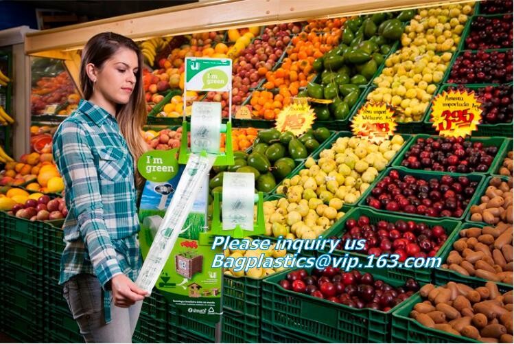 Custom Cornstarch 100% Compostable Biodegradable Trash bag,PLA compostable plastic fresh vegetables packaging bag PBAT