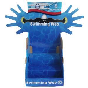 Fancy Corrugated Counter Displays , Cardboard Product Display Stands