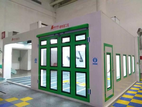 Quality Teaching Spary Booth Big Glass Paint Booth For School Training Spray Equipment for sale