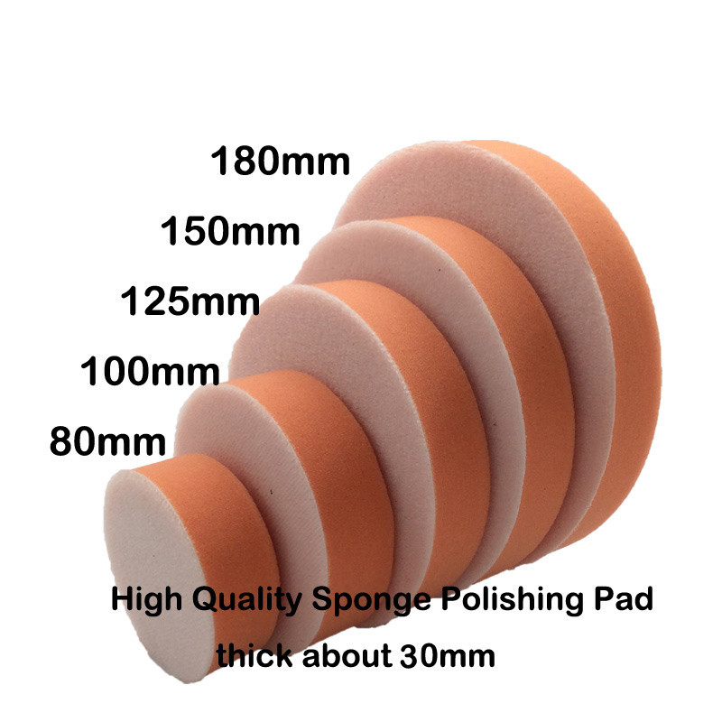 3 Inch 6 Inch Red Automotive Buffing Pads For Car Paints Cars