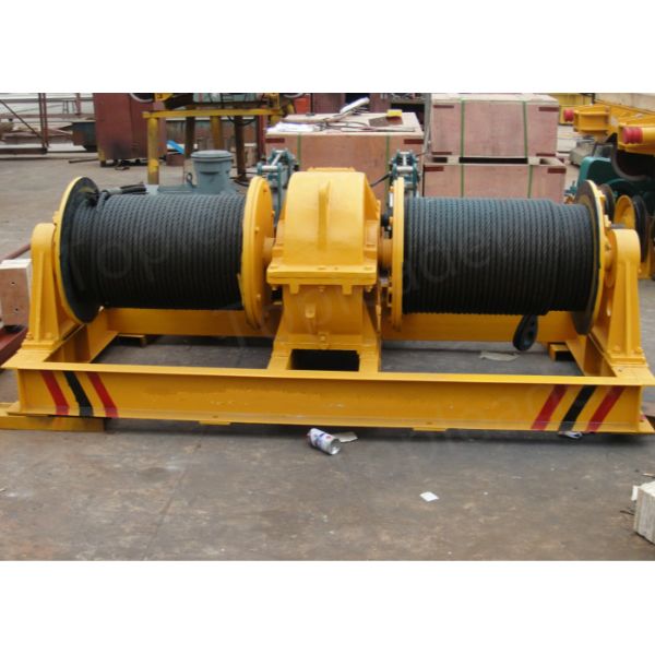 High Performance Moterized Shipyard Use Electric Power Source Cable Pulling Winch 10 Ton 15 Tons