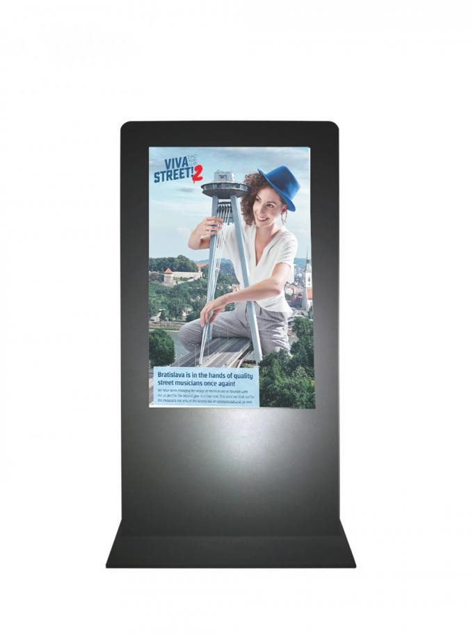 43 Inch Outdoor Digital Advertising DisplaysDaylight Viewing Full HD Free-standing