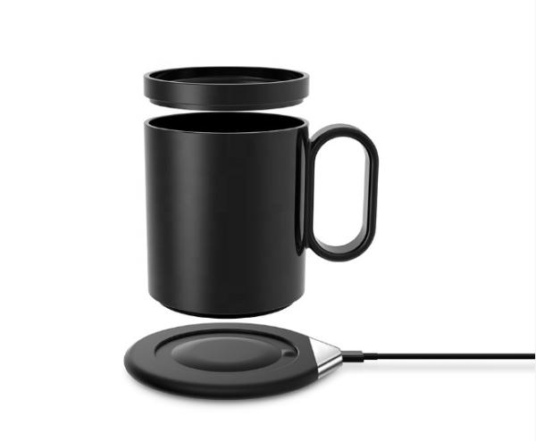 Quality Kingda Waterproof Portable Wireless Mobile Charger , 350ml Wireless Charger Mug Warmer for sale
