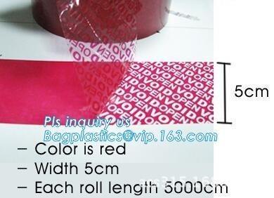 Printed self adhesive sticker void security peel off warranty label,Custom