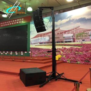 China Heavy Duty DJ Folding Line Array Truss Speaker Crank Up Stand on sale