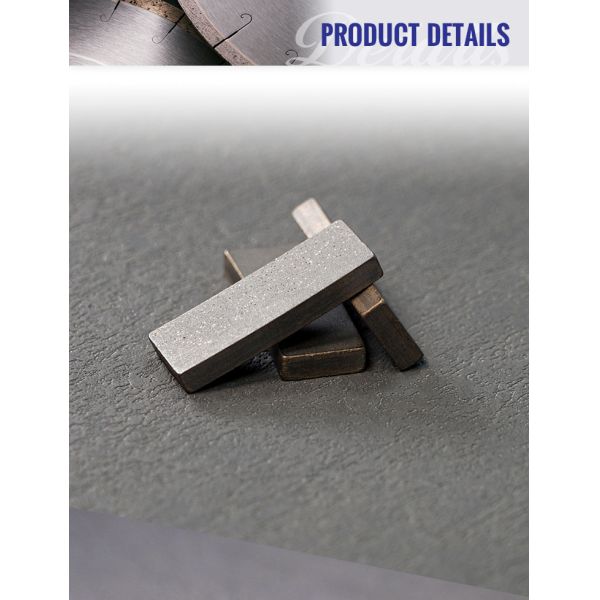 Diamond Sintered Saw Blade Segments for Stone Welding Machine Customized Support ODM