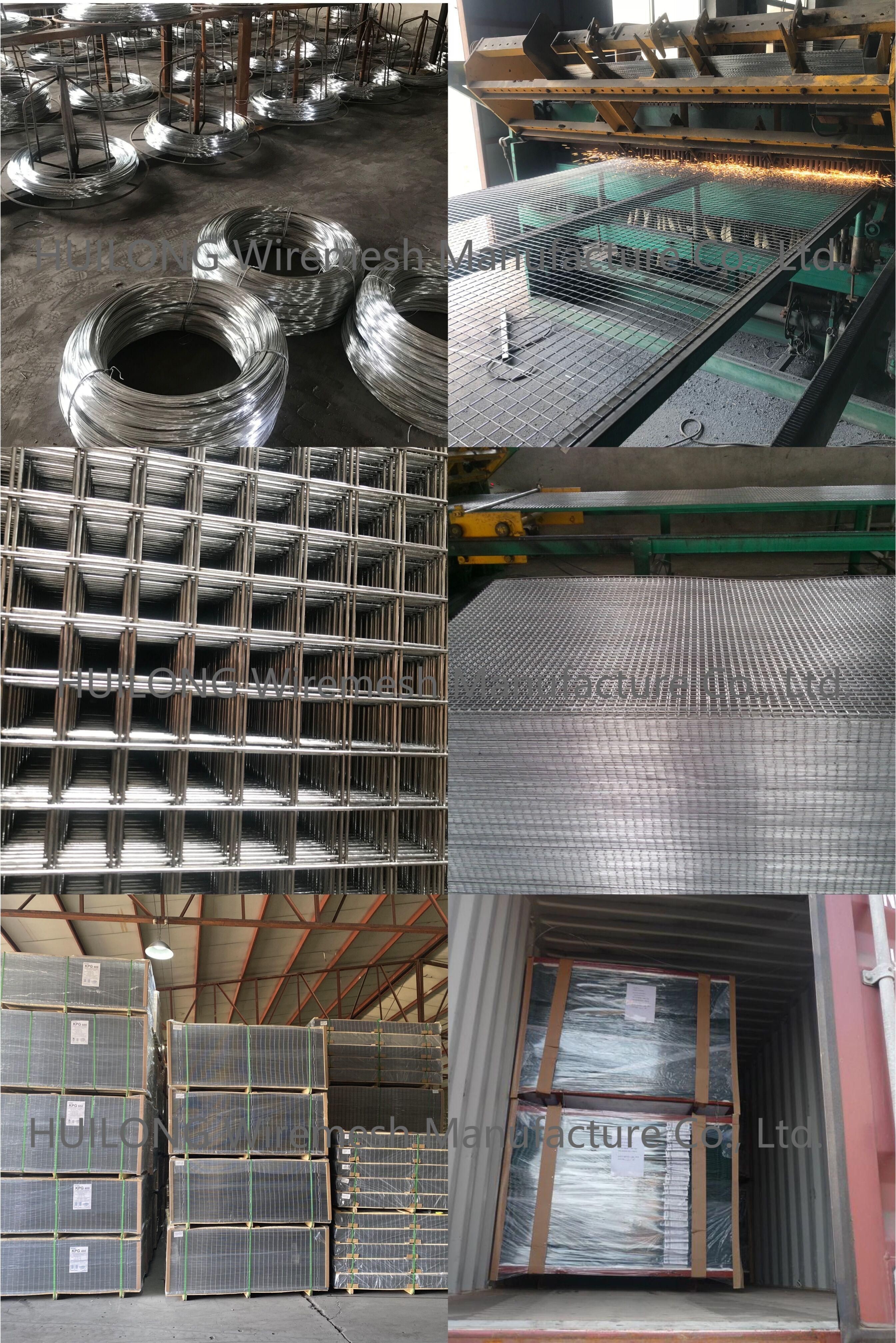 4.7mm Wire Galvanised Weld Mesh Sheet , ISO 3x3 Wire Mesh Panels