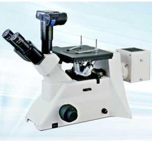China Trinocular Head Inverted Metallurgical Microscope With Digital Camera interface wholesale
