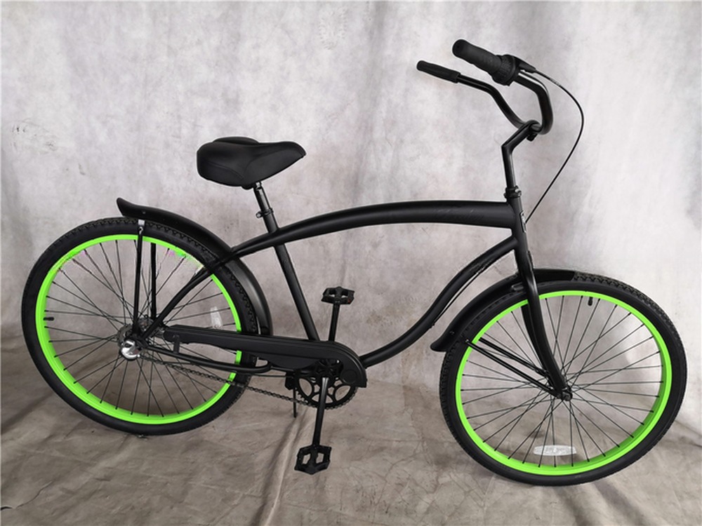 26" Aluminum Frame Single Gear Hybrid Women's Beach Cruiser Bike 2024 Non-Rear Damper