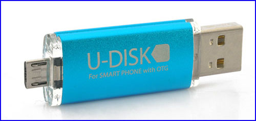 USB 2.0 and Micro USB Interface OTG 32GB Thumb Drives Expand Storage